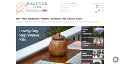 Desktop Screenshot of halcyonyarn.com